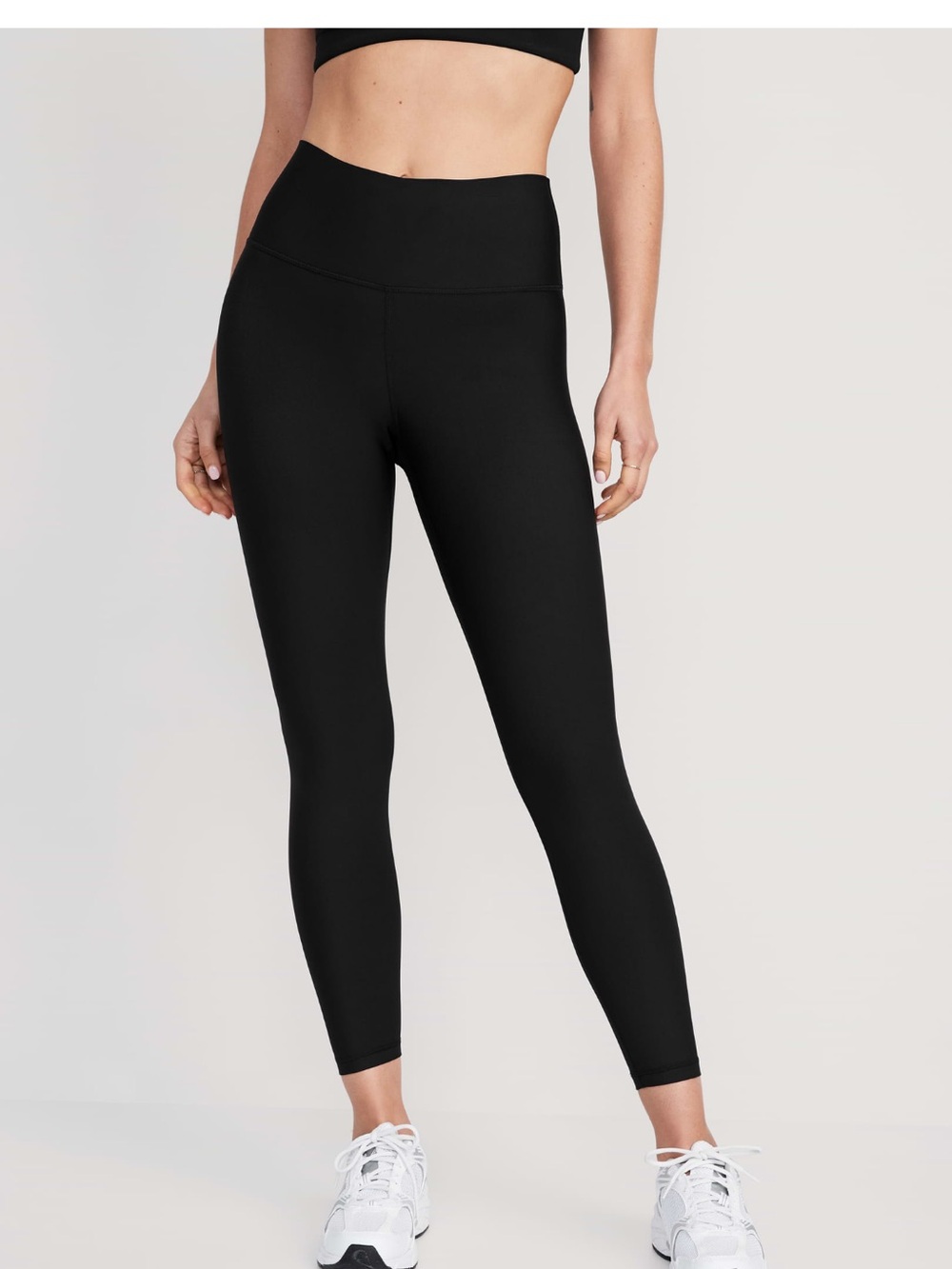High-Waist power soft 7/8 Black Active Leggings